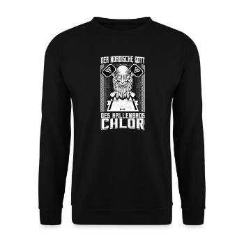 Drôle de sauveteur de natation Cadeau d’instructeur de natation - Sweat-shirt Unisexe - noir - Devant - Alina (178cm) & Michal (187cm)