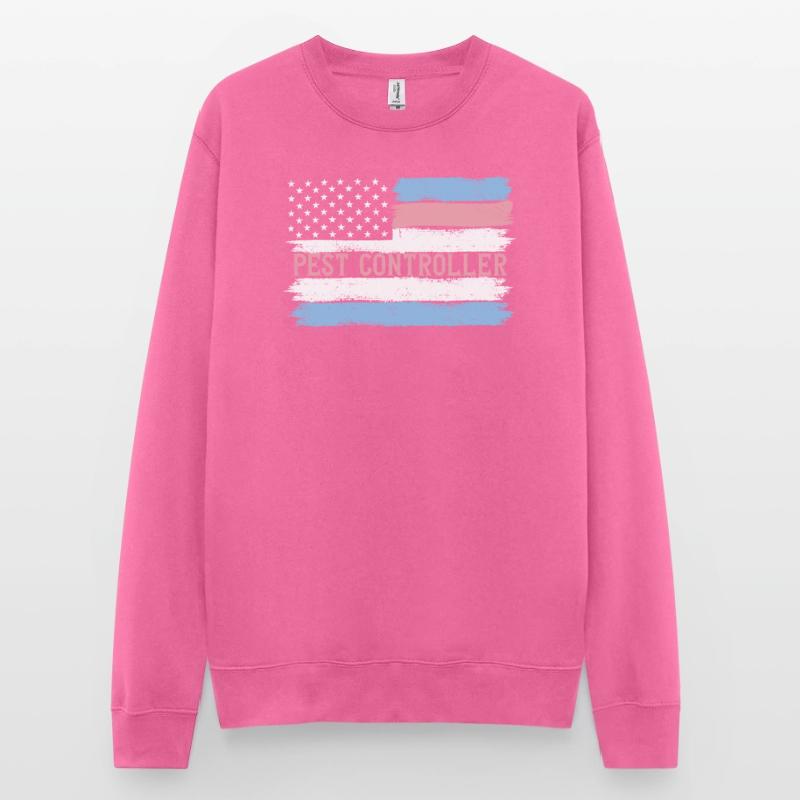 US Pride Exterminator Bug Killer Gift Idea Unisex Pullover