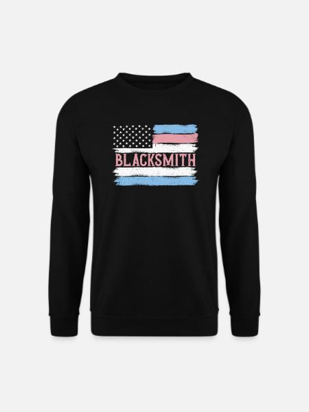 US Pride Smith Metal Work Gift Idea - Unisex Pullover - Schwarz