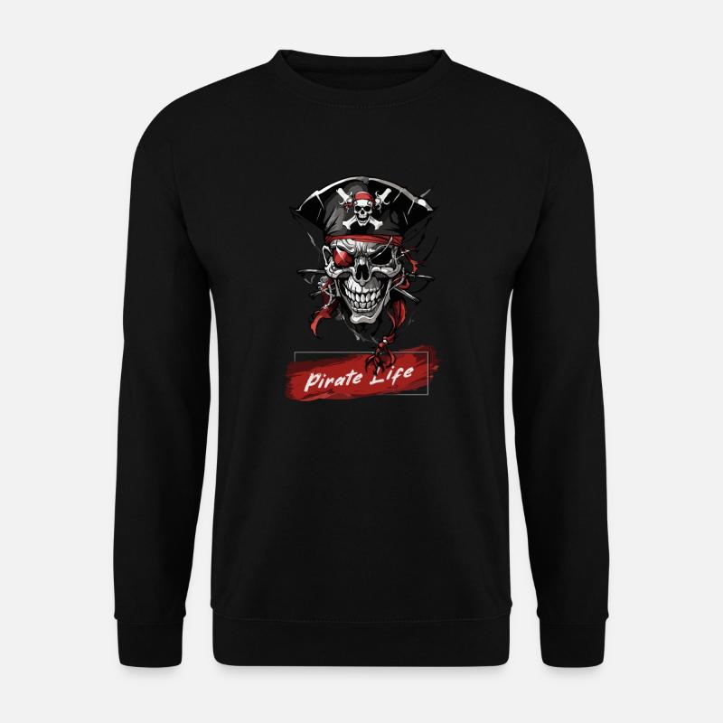 Piratenleben - Unisex Pullover - Schwarz