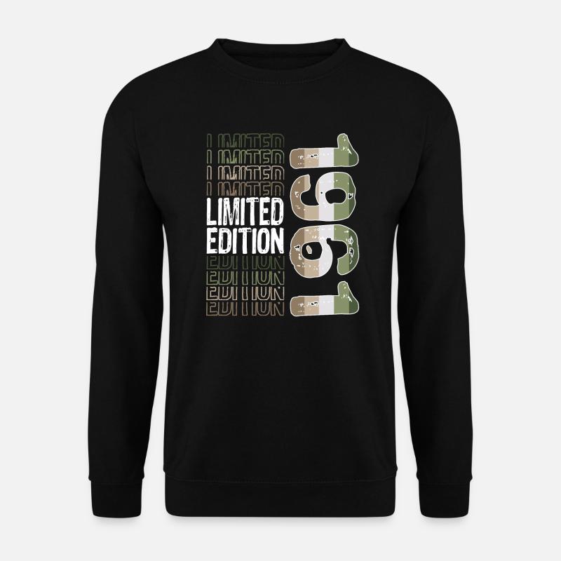 Limited Edition seit 1961 Geburtstag Vintage 1961 - Unisex Pullover - Schwarz