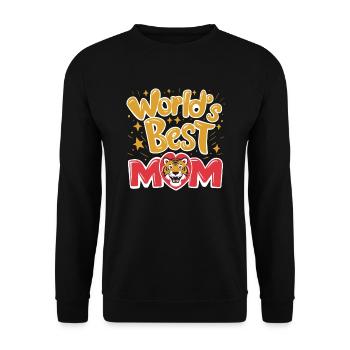 Best Mom Forever - Cadeau de fête des mères - Sweat-shirt Unisexe - noir - Devant - Alina (178cm) & Michal (187cm)