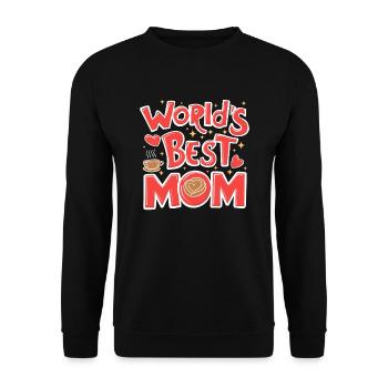 Best Mom Forever - Cadeau de fête des mères - Sweat-shirt Unisexe - noir - Devant - Alina (178cm) & Michal (187cm)