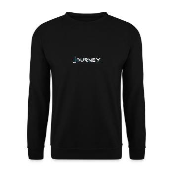 Embrace the Journey - Unisex Sweatshirt - black - Front - Alina (178cm) & Michal (187cm)