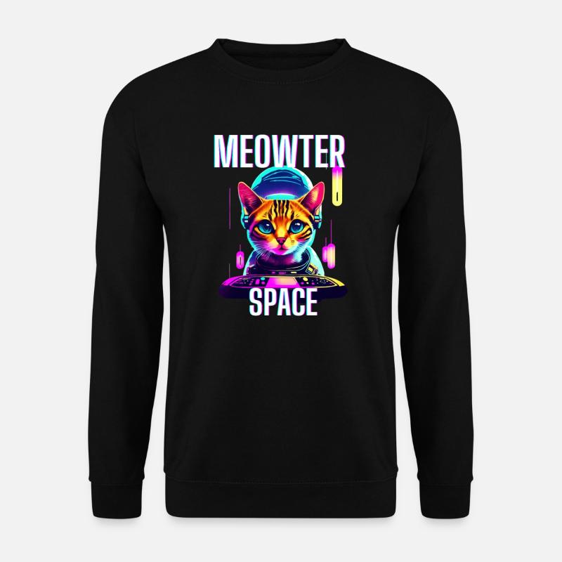 MIAUEN-RAUM - Unisex Pullover - Schwarz