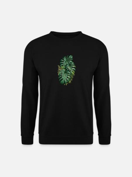 Lush Monstera Trio - Unisex Sweatshirt - black