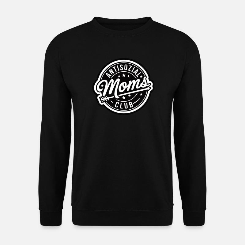 Antisozial moms club - Unisex Sweatshirt - black