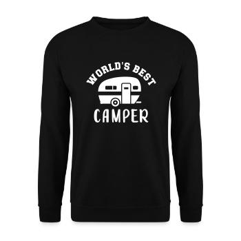 Caravane - Sweat-shirt Unisexe - noir - Devant - Alina (178cm) & Michal (187cm)