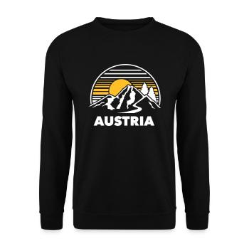 L'Autriche - Sweat-shirt Unisexe - noir - Devant - Alina (178cm) & Michal (187cm)