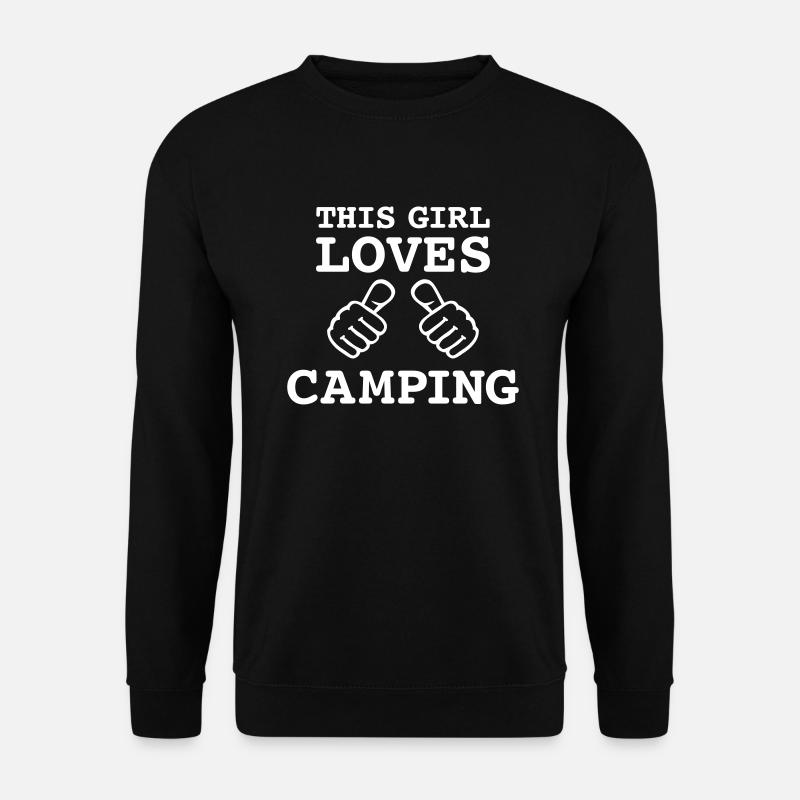 camping - Sweat-shirt Unisexe - noir