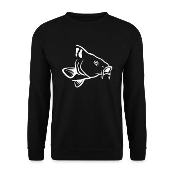 carp - Unisex Sweatshirt - black - Front - Alina (178cm) & Michal (187cm)