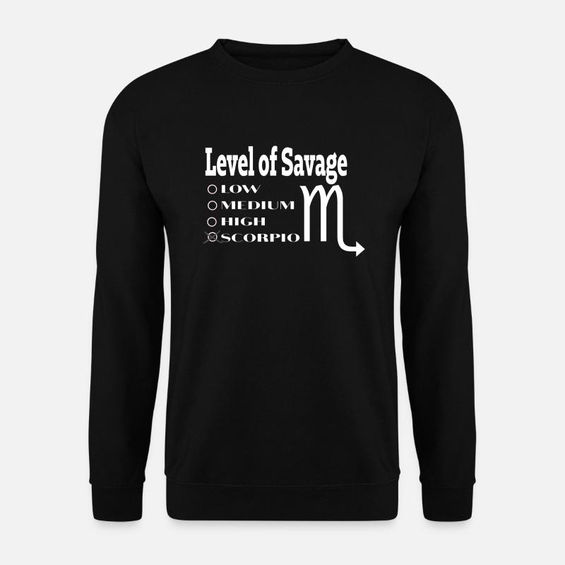 Sternzeichen Skorpion - Unisex Pullover - Schwarz