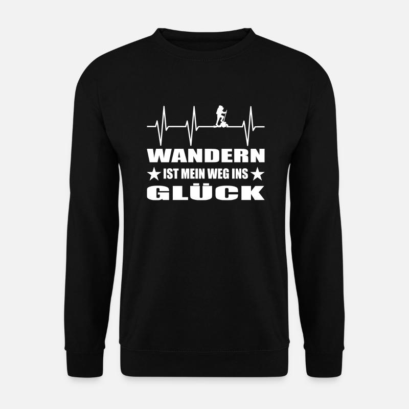 Wandern - Unisex Pullover - Schwarz
