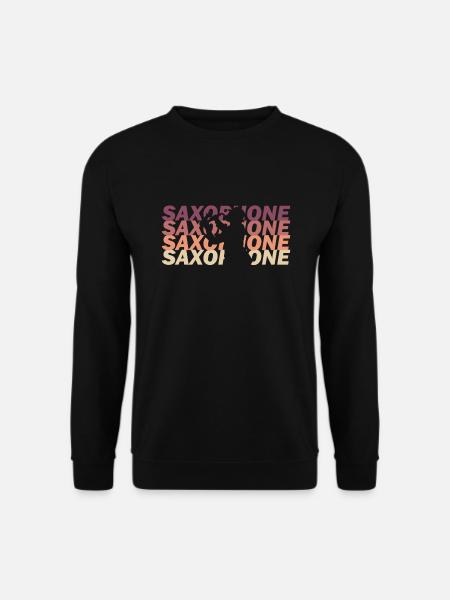 saxophoniste - Sweat-shirt Unisexe - noir