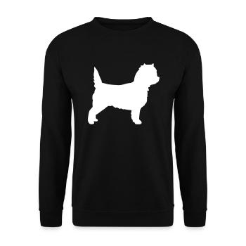 Cairn Terrier - Unisex Pullover - Schwarz - Vorne - Alina (178cm) & Michal (187cm)
