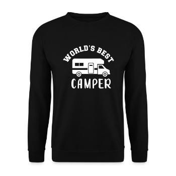 Camping-car - Sweat-shirt Unisexe - noir - Devant - Alina (178cm) & Michal (187cm)
