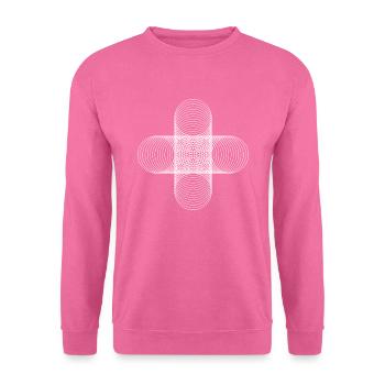 Four Circles / weiß - Unisex Pullover - Pink - Vorne