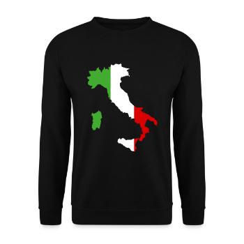 Italien - Unisex Pullover - Schwarz - Vorne - Alina (178cm) & Michal (187cm)