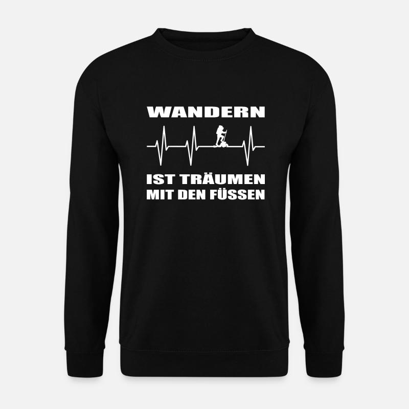 Wandern - Unisex Pullover - Schwarz