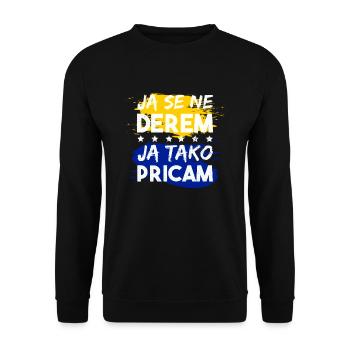 Oui Se Ne Derem Bosnie Bosna Hrvatska Srbija Jugo - Sweat-shirt Unisexe - noir - Devant - Alina (178cm) & Michal (187cm)