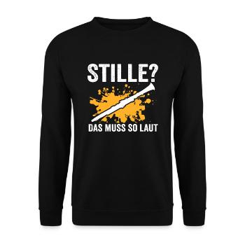 Klarinette Musik Klarinettist Geschenk - Unisex Pullover - Schwarz - Vorne - Alina (178cm) & Michal (187cm)