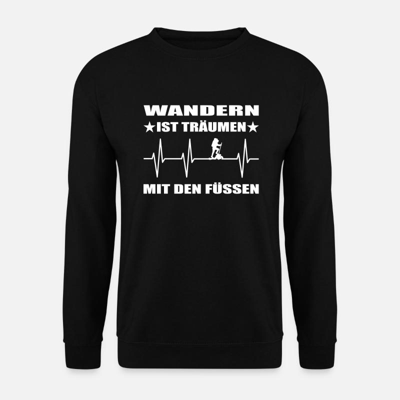 Wandern - Unisex Pullover - Schwarz