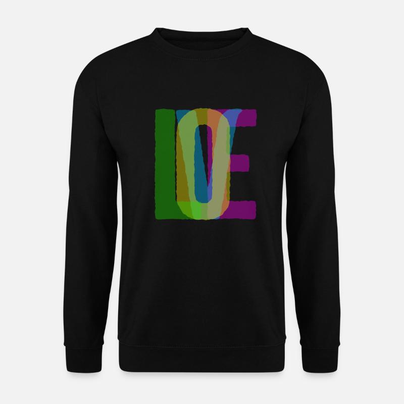 Love - Unisex Pullover - Schwarz