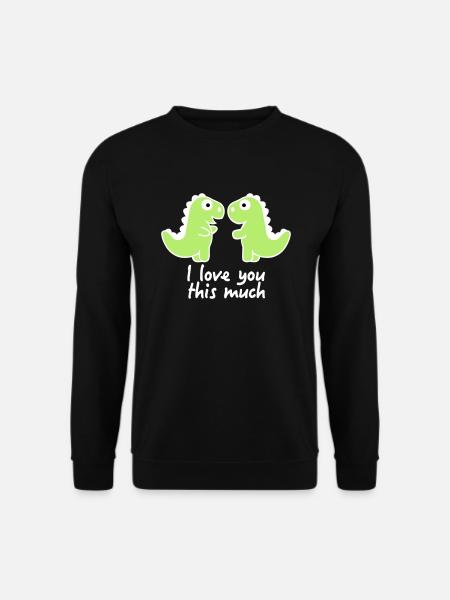 Dinosaurier - Unisex Pullover - Schwarz