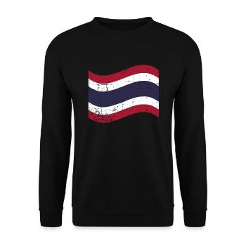 Thailand - Unisex Pullover - Schwarz - Vorne - Alina (178cm) & Michal (187cm)
