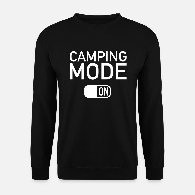 Camping - Unisex Pullover - Schwarz
