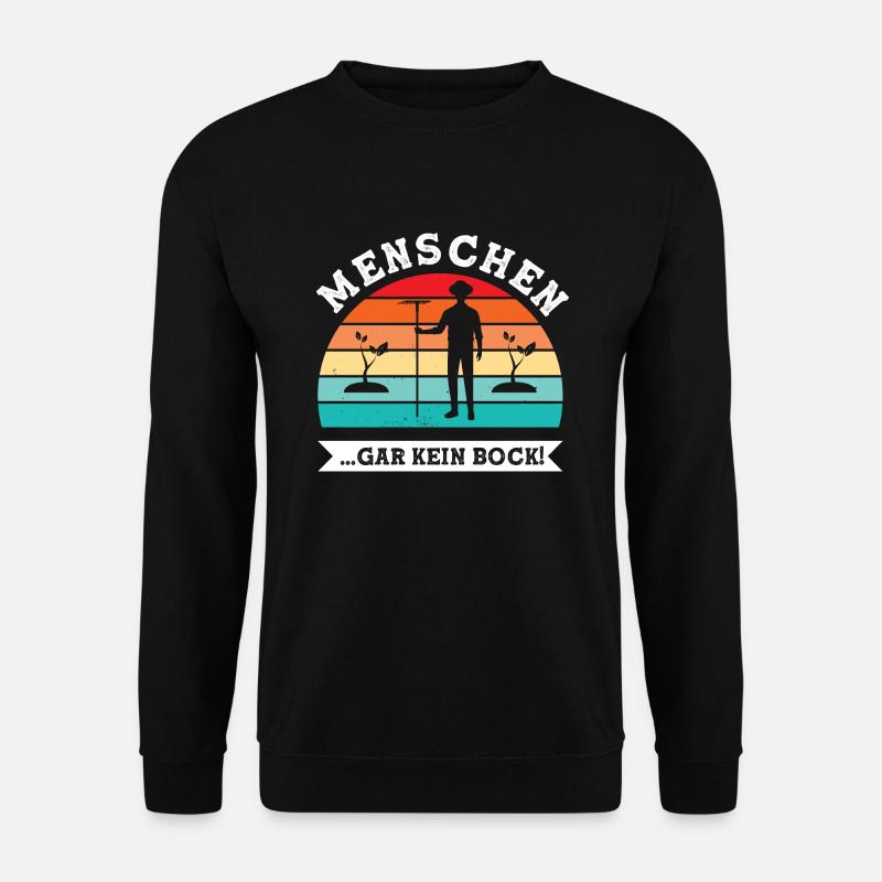 Gartenarbeit Garten Gartenbau Geschenk - Unisex Pullover - Schwarz