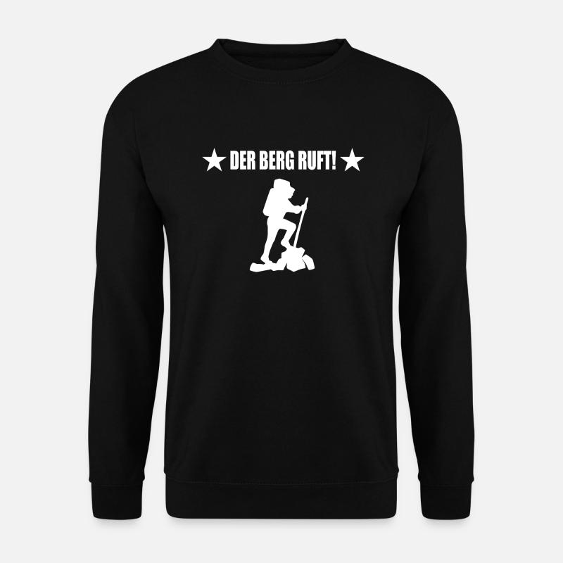 Wandern - Unisex Pullover - Schwarz