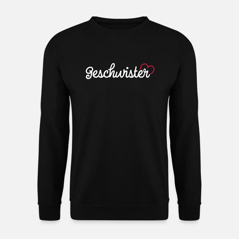 Geschwister - Unisex Pullover - Schwarz