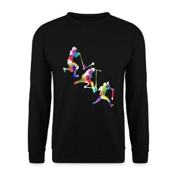 Scooter - Unisex Pullover - Schwarz - Vorne - Alina (178cm) & Michal (187cm)