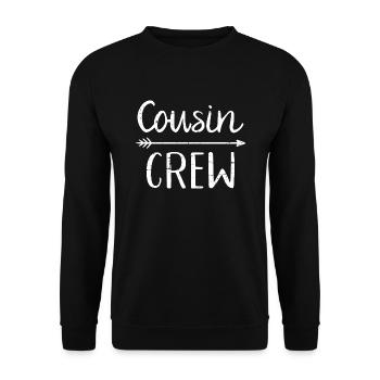 Cousin - Unisex Pullover - Schwarz - Vorne - Alina (178cm) & Michal (187cm)