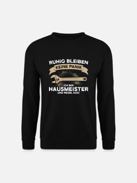 Hausmeister Job Handwerker Geschenk - Unisex Pullover - Schwarz