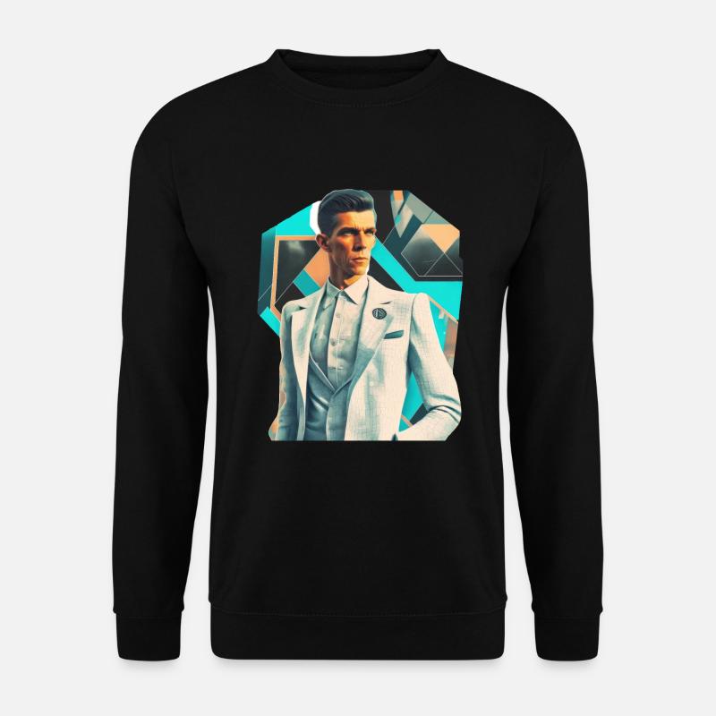 Retro Flash No20 - Unisex Pullover - Schwarz