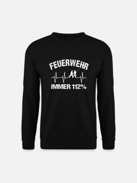 Feuerwehr - Unisex Pullover - Schwarz