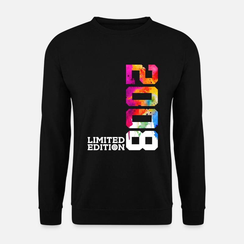 18. GEBURTSTAG LIMITED EDITION 2008 - Unisex Pullover - Schwarz