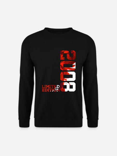 18. GEBURTSTAG 18 JAHRE LIMITED EDITION 2008 - Unisex Pullover - Schwarz