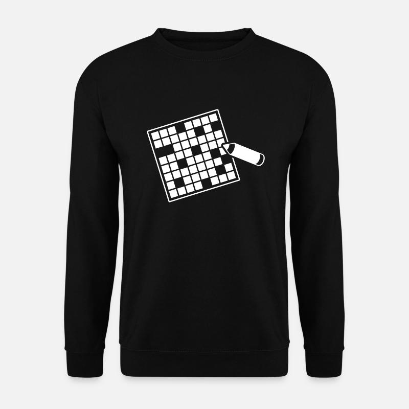 Kreuzworträtsel - Unisex Pullover - Schwarz