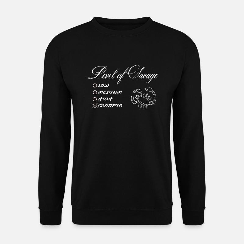 Sternzeichen Skorpion - Unisex Pullover - Schwarz