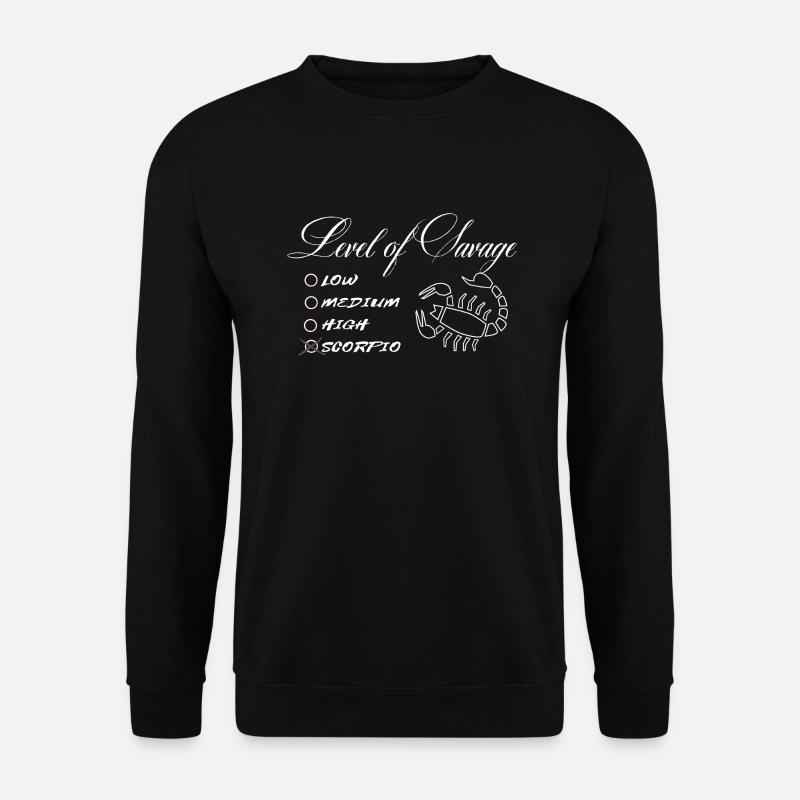 Sternzeichen Skorpion - Unisex Pullover - Schwarz