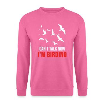 Volée d'oiseaux d'oiseaux aquatiques - Sweat-shirt Unisexe - rose - Devant