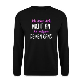 Physiotherapie Physiotherapeut Therapeut Geschenk - Unisex Pullover - Schwarz - Vorne - Alina (178cm) & Michal (187cm)