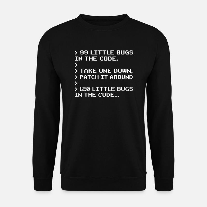 System Admin Administrator Bug Geschenk - Unisex Pullover - Schwarz