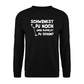 Sondler Sondeln Metalldetektor Schwenken Geschenk - Unisex Pullover - Schwarz - Vorne - Alina (178cm) & Michal (187cm)