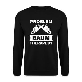 Forestier forestier Forstwirt Cadeau - Sweat-shirt Unisexe - noir - Devant - Alina (178cm) & Michal (187cm)