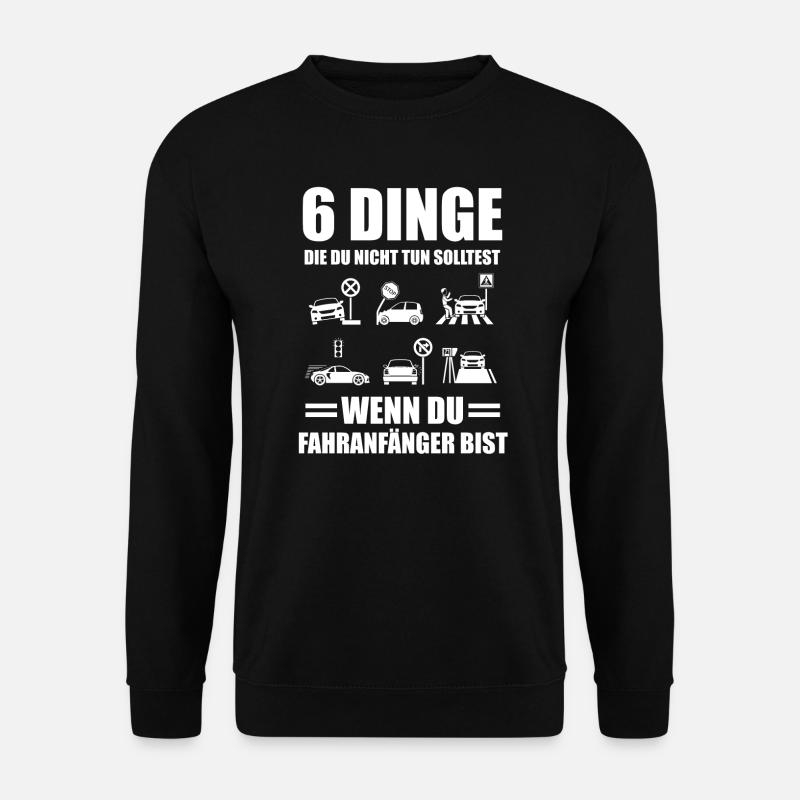 Führerschein Bestanden Fahrprüfung Geschenk - Unisex Pullover - Schwarz