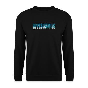 Kitesurfing Kitesurfen Kitesurfer Kiteboarding - Unisex Pullover - Schwarz - Vorne - Alina (178cm) & Michal (187cm)